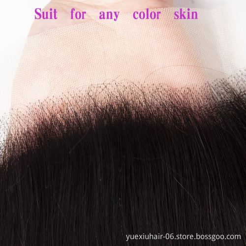Cuticle Aligned Transparent Hair CLosure Wholesale Raw Virgin Brazilian 2X6 4X4 5X5 6X6 Transparent Swiss Lace Closure